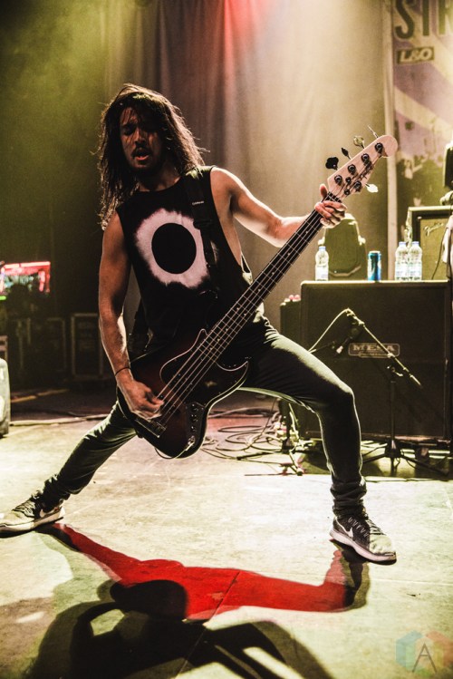 Make Them Suffer performs at the Danforth Music Hall in Toronto on April 6, 2017. (Photo: Kelsey Giesbrecht/Aesthetic Magazine)