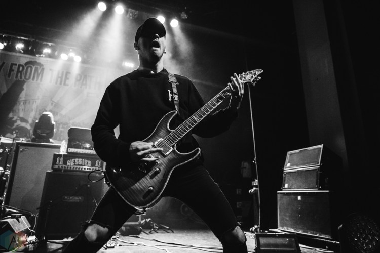 Make Them Suffer performs at the Danforth Music Hall in Toronto on April 6, 2017. (Photo: Kelsey Giesbrecht/Aesthetic Magazine)