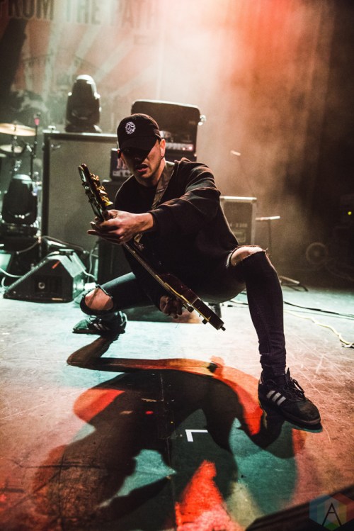 Make Them Suffer performs at the Danforth Music Hall in Toronto on April 6, 2017. (Photo: Kelsey Giesbrecht/Aesthetic Magazine)