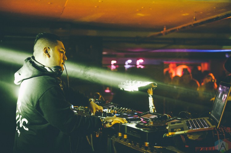 Mikey De Roza performs at Snowbombing Canada at Sun Peaks Resort in Sun Peaks, British Columbia on April 7, 2017. (Photo: Timothy Nguyen/Aesthetic Magazine)