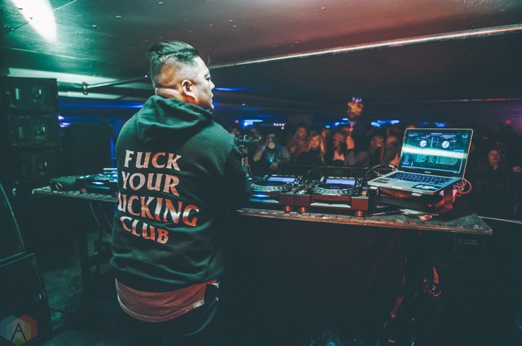 Mikey De Roza performs at Snowbombing Canada at Sun Peaks Resort in Sun Peaks, British Columbia on April 7, 2017. (Photo: Timothy Nguyen/Aesthetic Magazine)