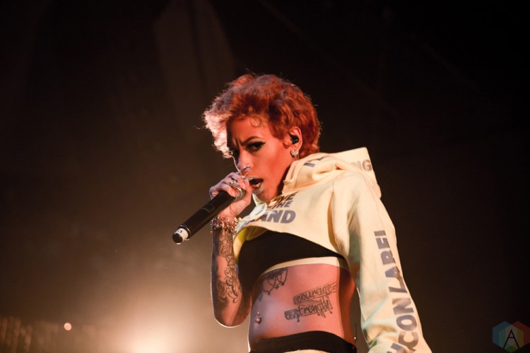 Neisha Neshae performs at Rebel in Toronto on April 2, 2017. (Photo: Brandon Newfield/Aesthetic Magazine)