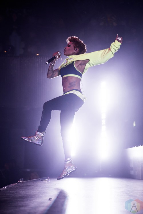 Neisha Neshae performs at Rebel in Toronto on April 2, 2017. (Photo: Brandon Newfield/Aesthetic Magazine)