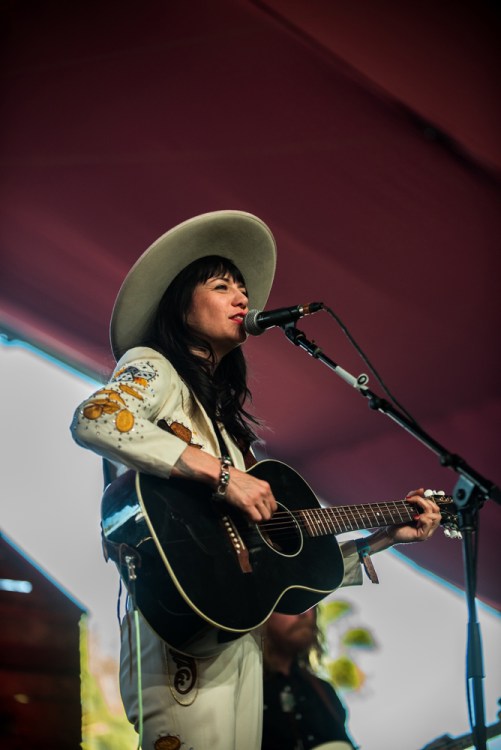 Nikki Lane performs at Stagecoach Festival at the Empire Polo Club in Indio, California on April 29, 2017. (Photo: Michael Drummond)