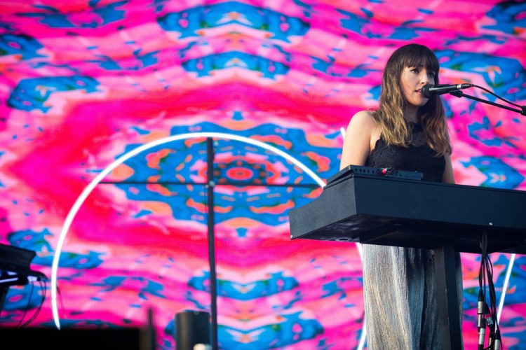 Oh Wonder performs at the Coachella Music Festival in Indio, California on April 14, 2017. (Photo: Brian Willette)