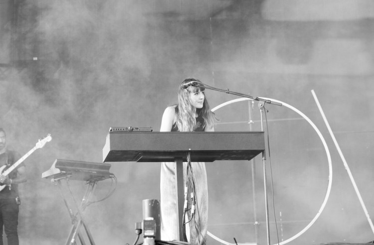 Oh Wonder performs at the Coachella Music Festival in Indio, California on April 14, 2017. (Photo: Brian Willette)