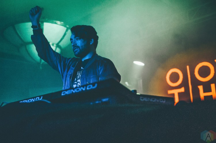 Oliver Heldens performs at Snowbombing Canada at Sun Peaks Resort in Sun Peaks, British Columbia on April 7, 2017. (Photo: Timothy Nguyen/Aesthetic Magazine)