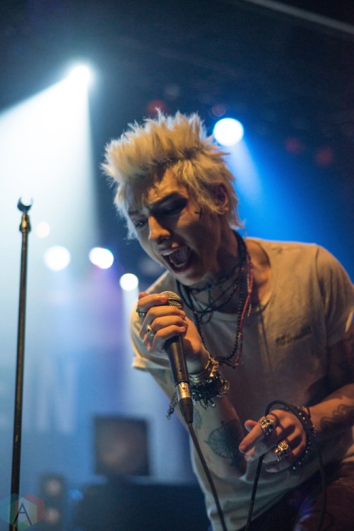 Palaye Royale performs at the Danforth Music Hall in Toronto on April 19, 2017. (Photo: Morgan Hotston/Aesthetic Magazine)