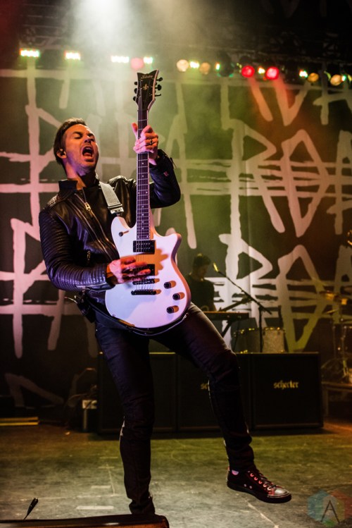 Papa Roach performs at the Danforth Music Hall in Toronto on April 18, 2017. (Photo: Tyler Roberts/Aesthetic Magazine)