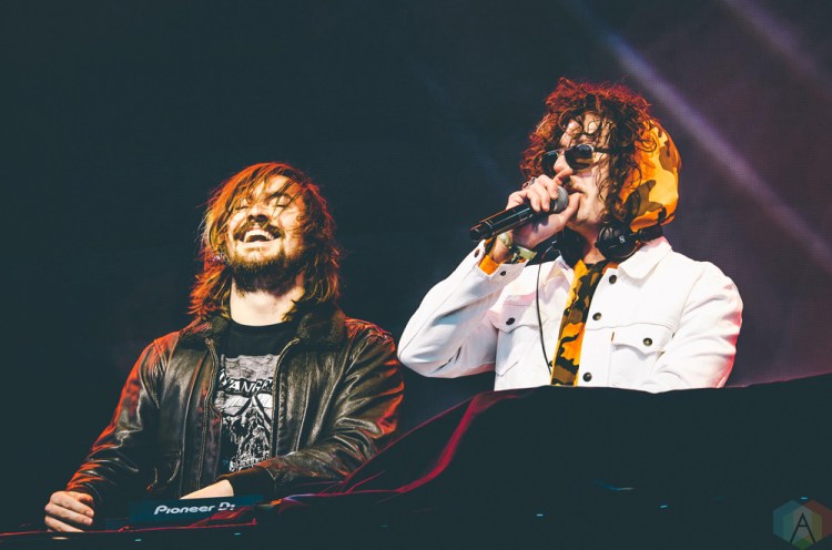 Peking Duk performs at Snowbombing Canada at Sun Peaks Resort in Sun Peaks, British Columbia on April 9, 2017. (Photo: Timothy Nguyen/Aesthetic Magazine)