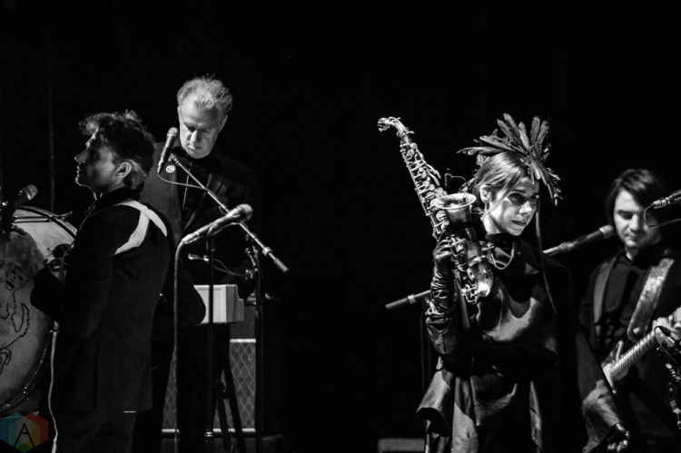 PJ Harvey performs at Massey Hall in Toronto on April 13, 2017. (Photo: Lisa Mark/Aesthetic Magazine)