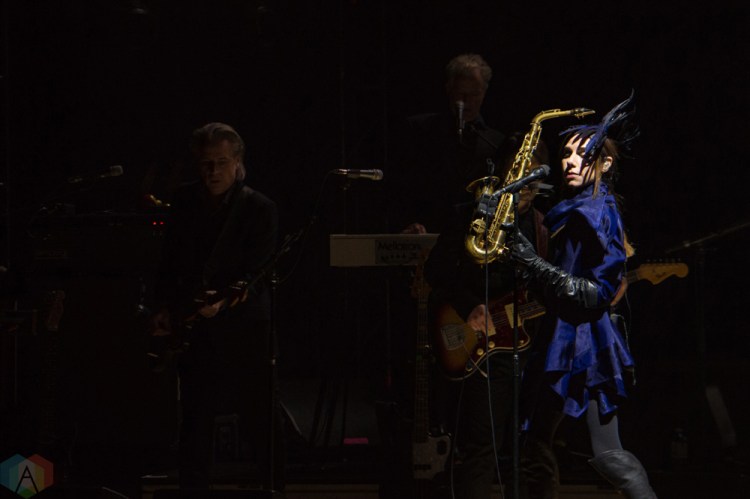 PJ Harvey performs at Massey Hall in Toronto on April 13, 2017. (Photo: Lisa Mark/Aesthetic Magazine)