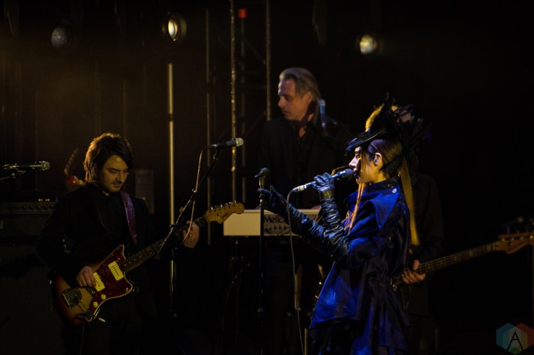 PJ Harvey performs at Massey Hall in Toronto on April 13, 2017. (Photo: Lisa Mark/Aesthetic Magazine)