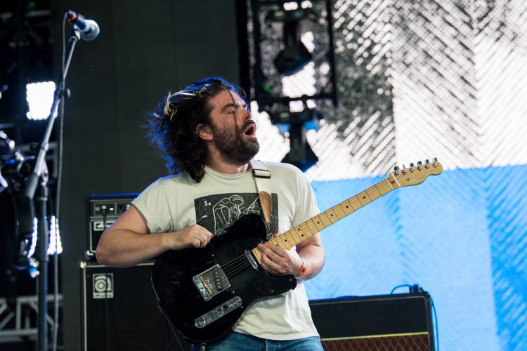 Preoccupations performs at the Coachella Music Festival in Indio, California on April 16, 2017. (Photo: Roger Ho)