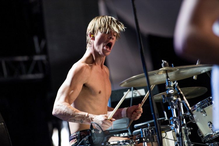 Preoccupations performs at the Coachella Music Festival in Indio, California on April 16, 2017. (Photo: Roger Ho)