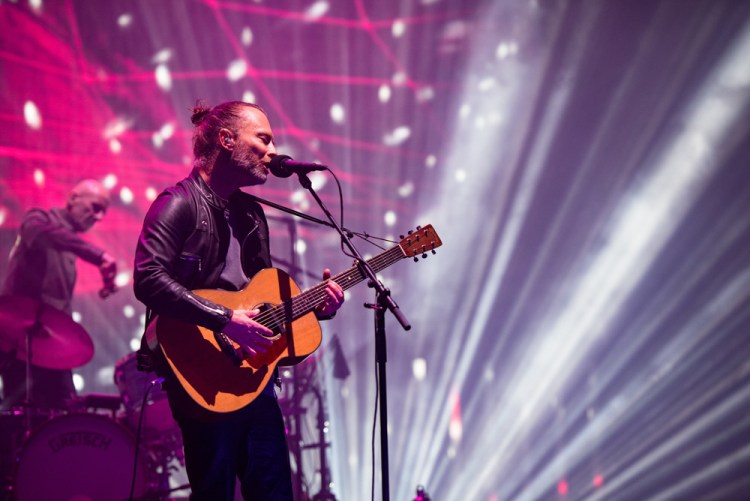 Radiohead performs at the Coachella Music Festival in Indio, California on April 14, 2017. (Photo: Charles Reagan)