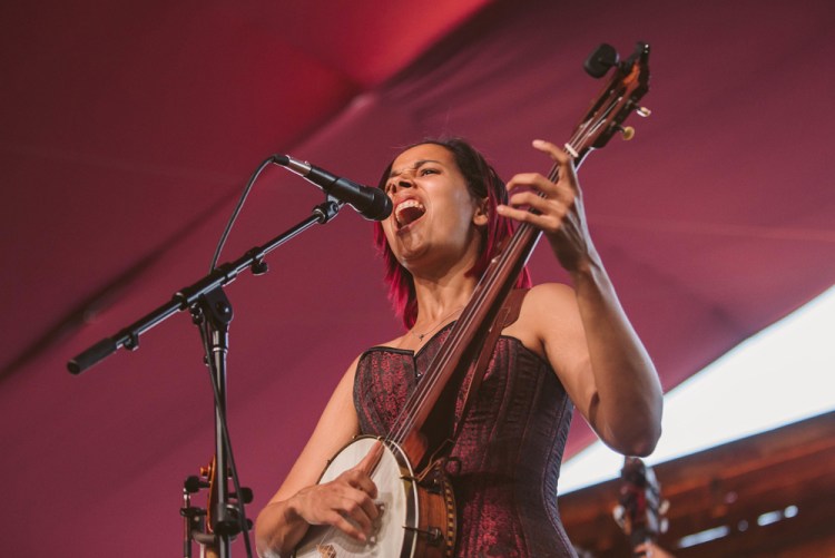 Rhiannon Giddens performs at Stagecoach Festival at the Empire Polo Club in Indio, California on April 28, 2017. (Photo: Michael Drummond)