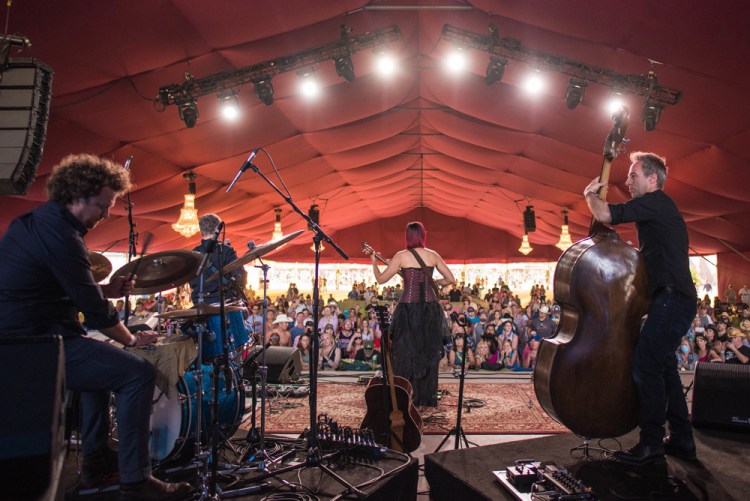 Rhiannon Giddens performs at Stagecoach Festival at the Empire Polo Club in Indio, California on April 28, 2017. (Photo: Michael Drummond)
