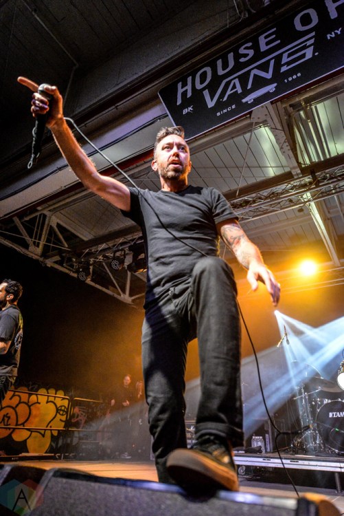 Rise Against performs at House of Vans Brooklyn in New York City on April 24, 2017. (Photo: Alx Bear/Aesthetic Magazine)