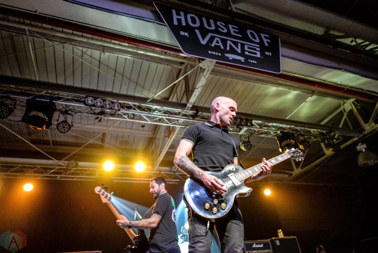 Rise Against performs at House of Vans Brooklyn in New York City on April 24, 2017. (Photo: Alx Bear/Aesthetic Magazine)