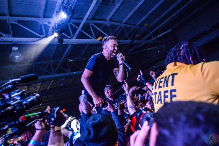 Rise Against performs at House of Vans Brooklyn in New York City on April 24, 2017. (Photo: Alx Bear/Aesthetic Magazine)