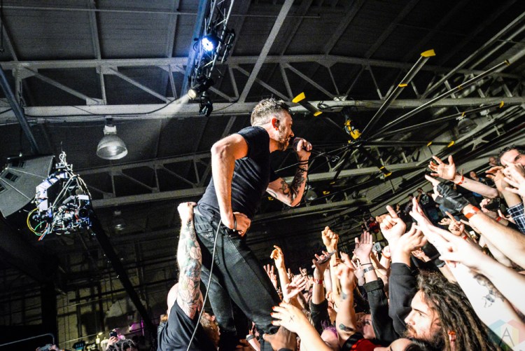 Rise Against performs at House of Vans Brooklyn in New York City on April 24, 2017. (Photo: Alx Bear/Aesthetic Magazine)