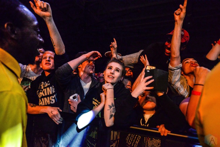 Rise Against performs at House of Vans Brooklyn in New York City on April 24, 2017. (Photo: Alx Bear/Aesthetic Magazine)