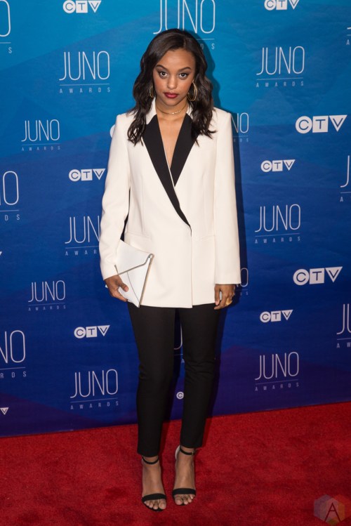 Ruth B attends the 2017 JUNO Awards at the Canadian Tire Centre in Ottawa on April 2, 2017. (Photo: Brendan Albert/Aesthetic Magazine)