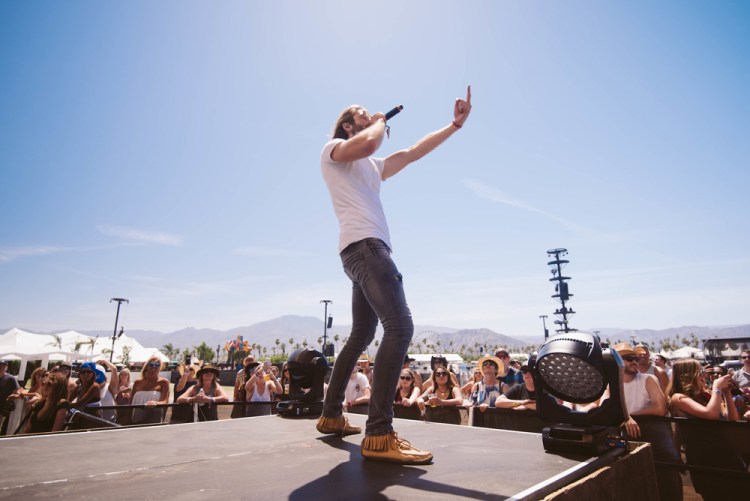 Ryan Hurd performs at Stagecoach Festival at the Empire Polo Club in Indio, California on April 28, 2017. (Photo: Chris Miller)