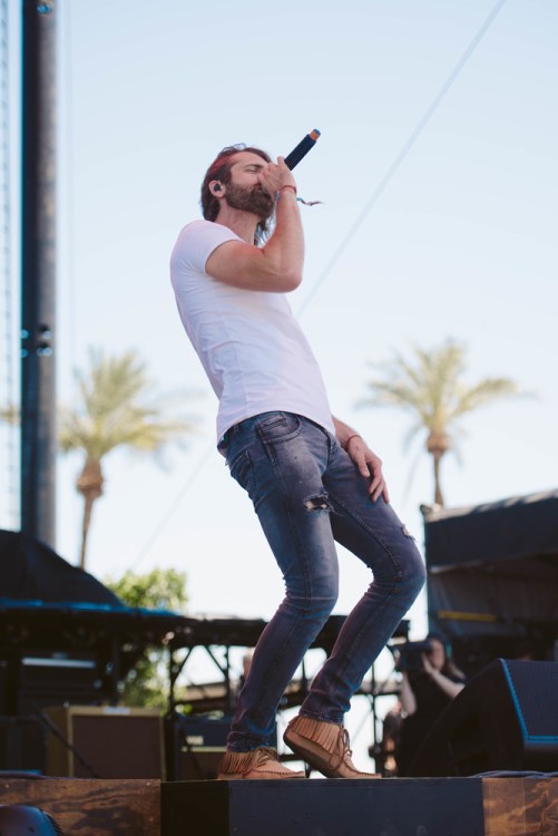 Ryan Hurd performs at Stagecoach Festival at the Empire Polo Club in Indio, California on April 28, 2017. (Photo: Chris Miller)