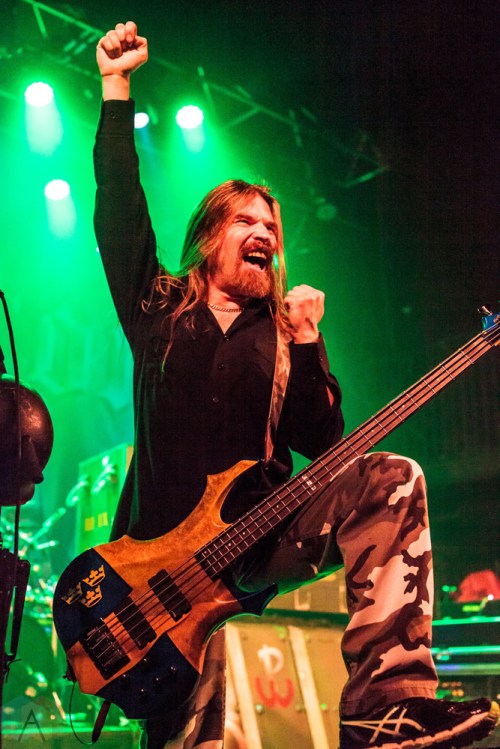 Sabaton performs at the Opera House in Toronto on April 27, 2017. (Photo: David McDonald/Aesthetic Magazine)