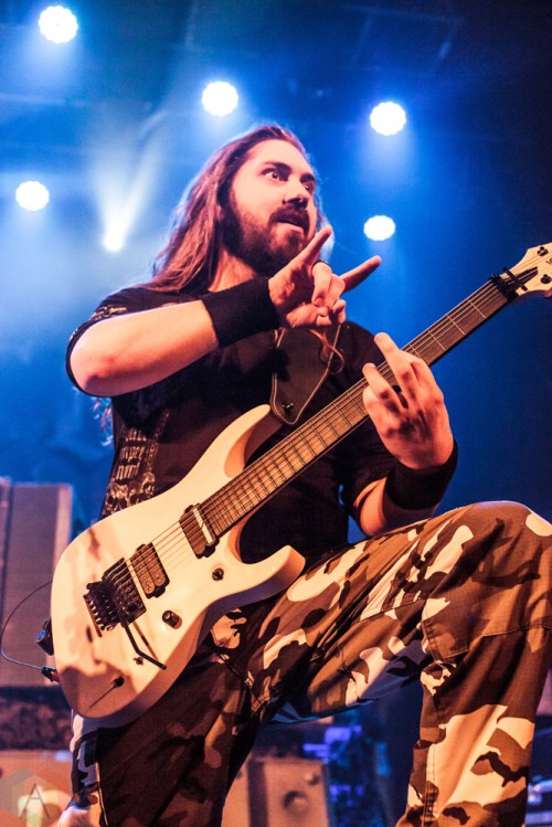 Sabaton performs at the Opera House in Toronto on April 27, 2017. (Photo: David McDonald/Aesthetic Magazine)