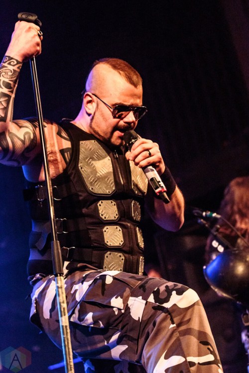 Sabaton performs at the Opera House in Toronto on April 27, 2017. (Photo: David McDonald/Aesthetic Magazine)