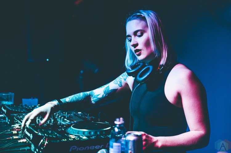 Sara Sukkha performs at Snowbombing Canada at Sun Peaks Resort in Sun Peaks, British Columbia on April 6, 2017