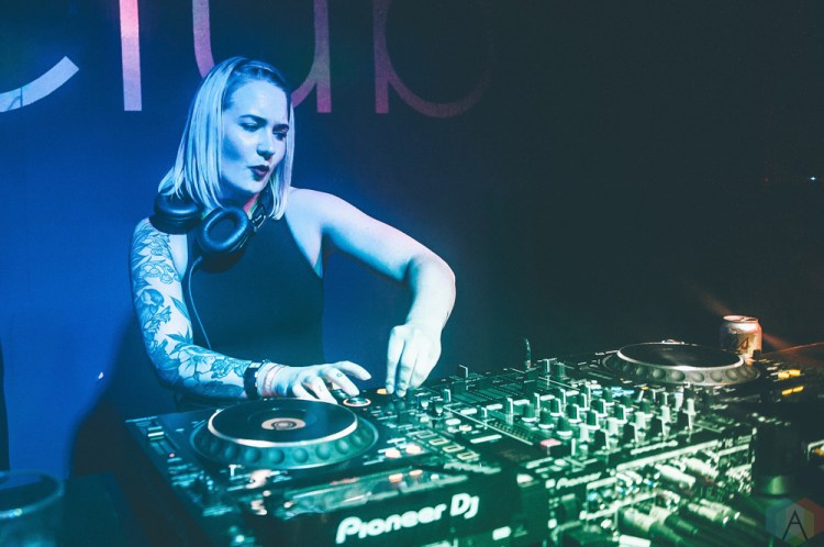 Sara Sukkha performs at Snowbombing Canada at Sun Peaks Resort in Sun Peaks, British Columbia on April 6, 2017