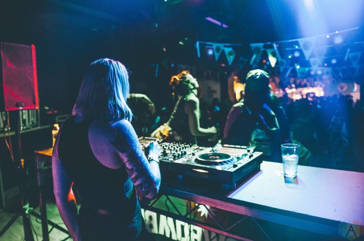 Sara Sukkha performs at Snowbombing Canada at Sun Peaks Resort in Sun Peaks, British Columbia on April 6, 2017