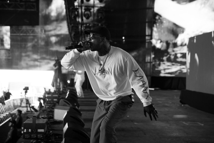 Skepta performs at the Coachella Music Festival in Indio, California on April 16, 2017. (Photo: Julian Bajsel)