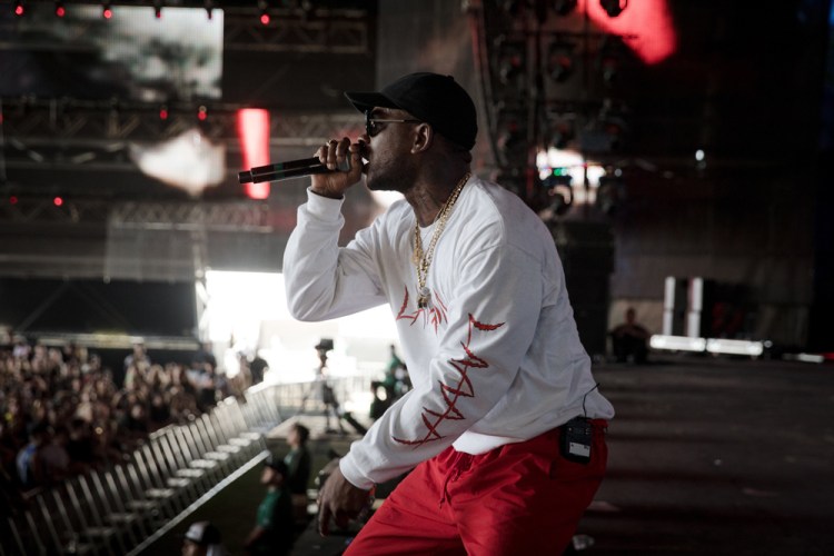 Skepta performs at the Coachella Music Festival in Indio, California on April 16, 2017. (Photo: Julian Bajsel)