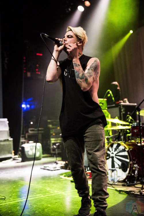 Stray From The Path performs at the Danforth Music Hall in Toronto on April 6, 2017. (Photo: Kelsey Giesbrecht/Aesthetic Magazine)