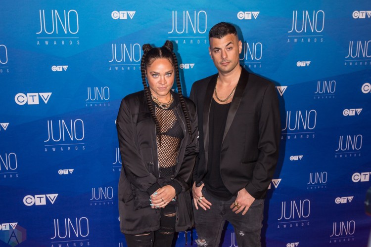 Tasha The Amazon attends the 2017 JUNO Awards at the Canadian Tire Centre in Ottawa on April 2, 2017. (Photo: Brendan Albert/Aesthetic Magazine)
