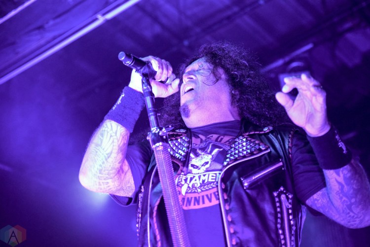 Testament performs at the Phoenix Concert Theatre in Toronto on April 27, 2017. (Photo: Jaime Espinoza/Aesthetic Magazine)