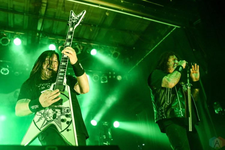 Testament performs at the Phoenix Concert Theatre in Toronto on April 27, 2017. (Photo: Jaime Espinoza/Aesthetic Magazine)