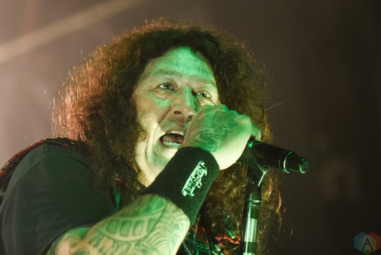 Testament performs at the Phoenix Concert Theatre in Toronto on April 27, 2017. (Photo: Jaime Espinoza/Aesthetic Magazine)