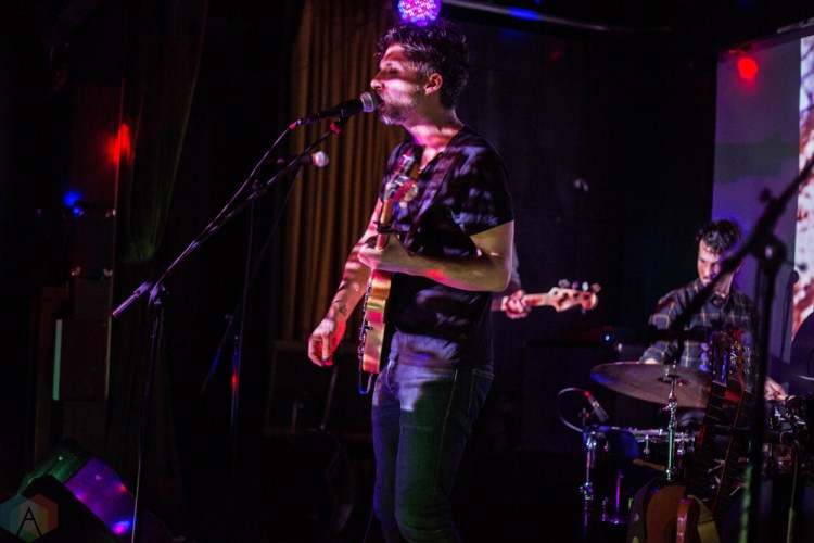 The Acorn performs at the Drake Hotel in Toronto on April 8, 2017. (Photo: Sarah McNeil/Aesthetic Magazine)