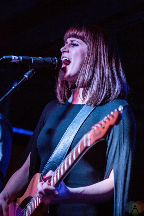 The Balconies perform at Adelaide Hall in Toronto on April 19, 2017. (Photo: Sarah McNeil/Aesthetic Magazine)