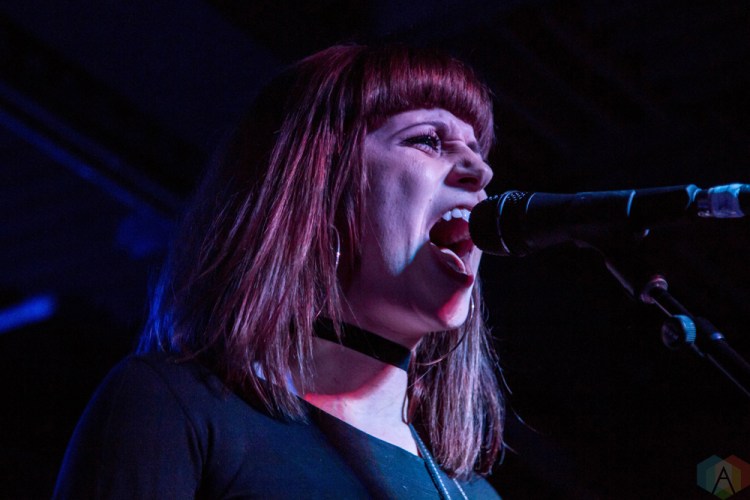 The Balconies perform at Adelaide Hall in Toronto on April 19, 2017. (Photo: Sarah McNeil/Aesthetic Magazine)