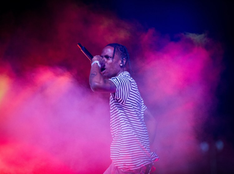 Travis Scott performs at the Coachella Music Festival in Indio, California on April 14, 2017. (Photo: Brian Willette)