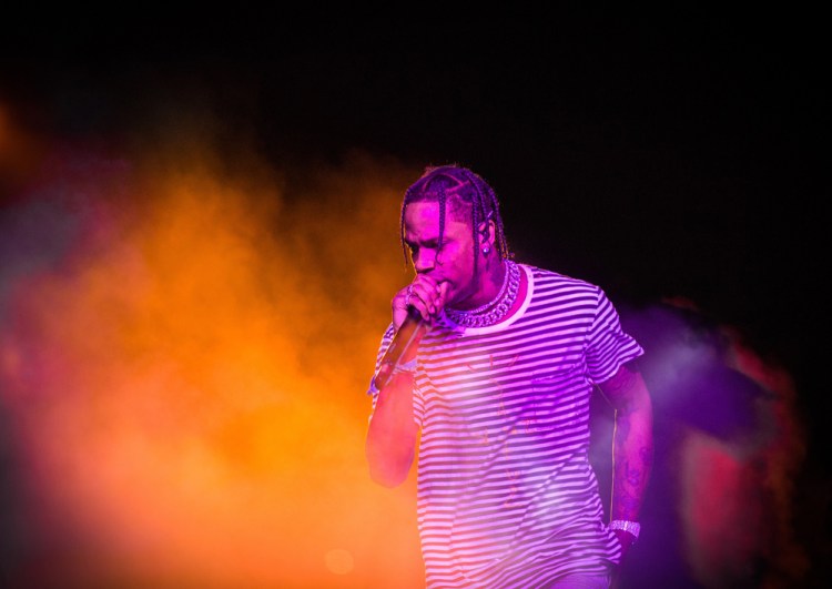 Travis Scott performs at the Coachella Music Festival in Indio, California on April 14, 2017. (Photo: Brian Willette)