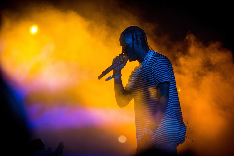 Travis Scott performs at the Coachella Music Festival in Indio, California on April 14, 2017. (Photo: Brian Willette)