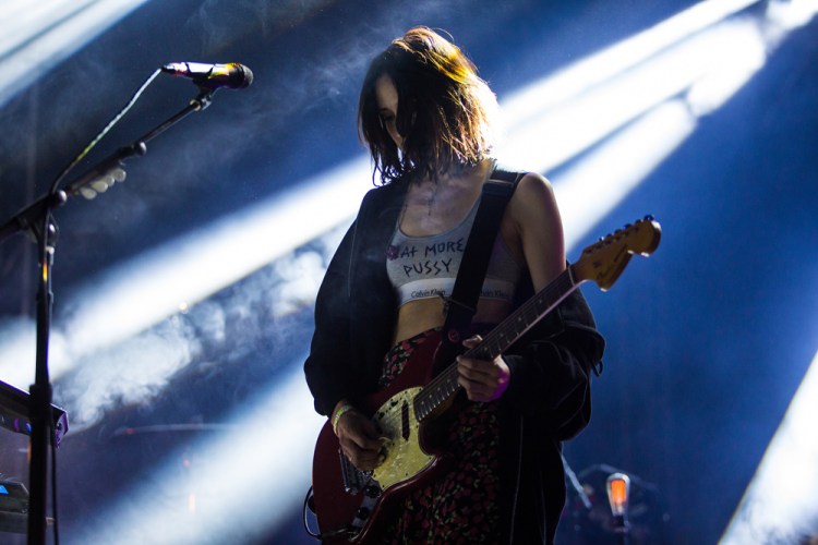 Warpaint performs at the Coachella Music Festival in Indio, California on April 15, 2017. (Photo: Erik Voake)